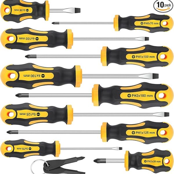 Amartisan 10-Piece Magnetic Screwdrivers Set