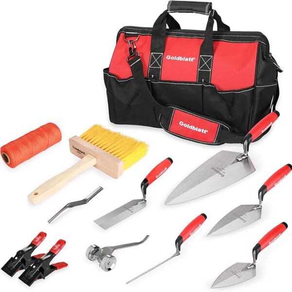 Goldblatt 12PC Masonry Hand Tool Set