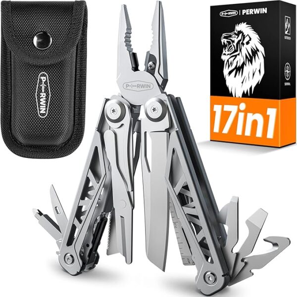 Multitool, 17-in-1 Stainless Steel Multi Tool
