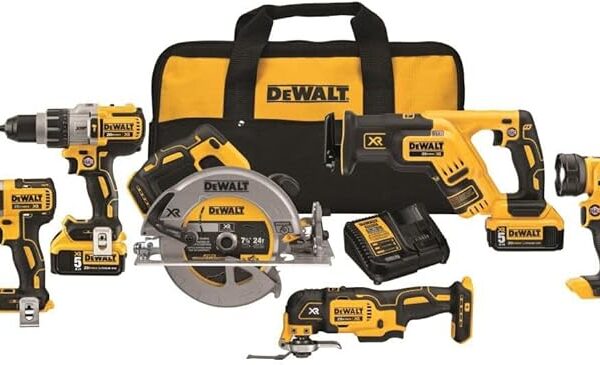 DEWALT Power Tools Set 20V MAX, 6 Tools